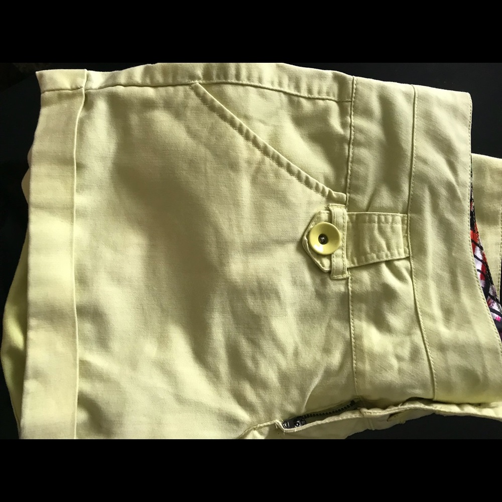 Yellow shorts